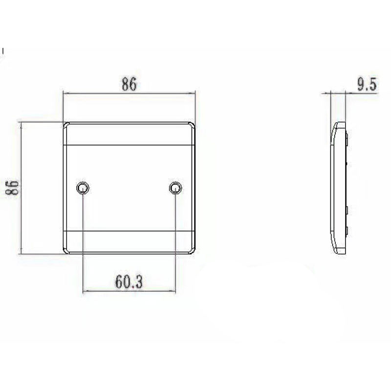 2-клавишный 2-позиционный бакелитовый переключатель HK6122V