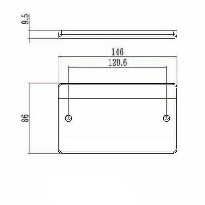 2 x 13A бакелитовая коммутируемая розетка с неоном и USB (2.1A) HK6213VN-UB